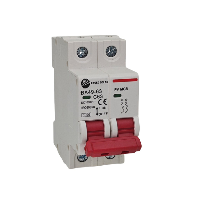 ENSKO SOLAR DC PV Breaker 2P, 1000V, 63A