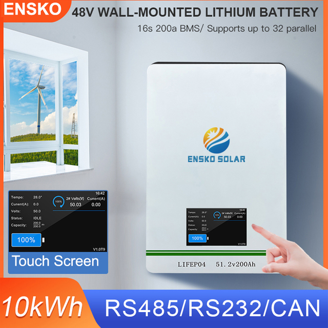 Lifepo4 Battery 51.2V,200AH 10KWH