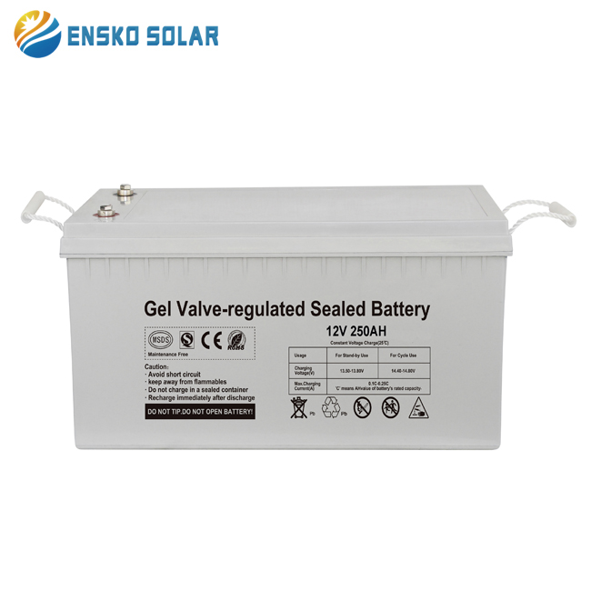 GEL Solar Battery 12V,250AH