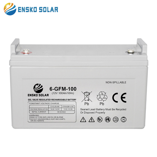 GEL Solar Battery 12V,100AH