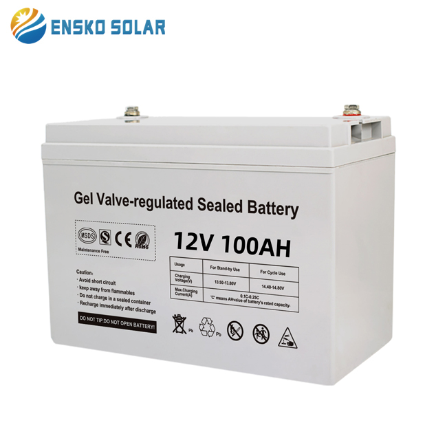 GEL Solar Battery 12V,100AH