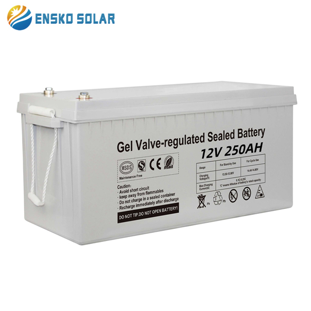 GEL Solar Battery 12V,250AH 67KG